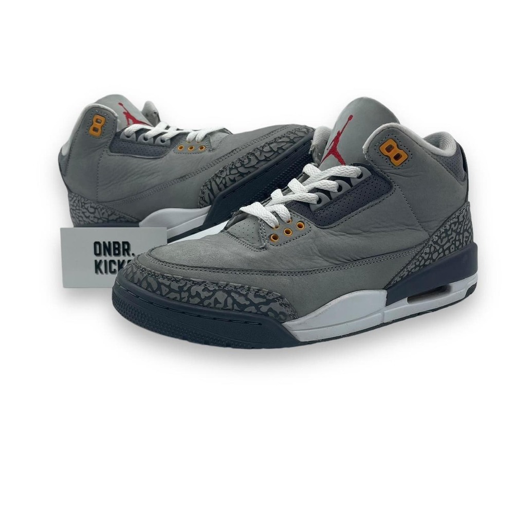 (8 Men's) Air Jordan 3 Retro 'Cool Grey' 2021